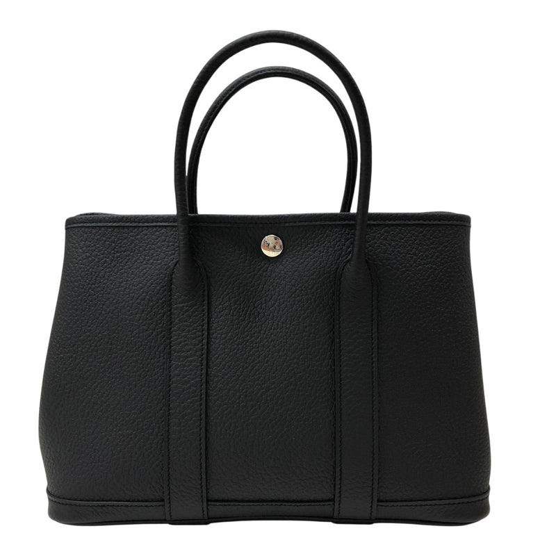 エルメス HERMES ガーデンパーティTPM □R刻 ブラック シルバー金具