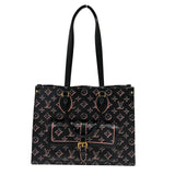 ルイ・ヴィトン LOUIS VUITTON オンザゴーMM M46154 ブラック×ピンク ゴールド金具 モノグラム・フォール・フォー・ユー レディース トートバッグ