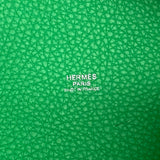 エルメス HERMES ピコタンロックPM エクラ B刻 ヴェールコック×ブルーフリーダ シルバー金具 トリヨンクレマンス レディース ハンドバッグ