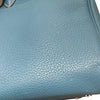エルメス HERMES リンディ30 ▢K刻 ブルー トリヨン レディース ショルダーバッグ