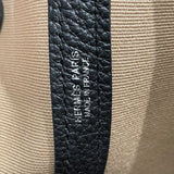 エルメス HERMES ガーデンパーティPM A刻 トレンチ・ブラック トワル・ネゴンダ レディース トートバッグ