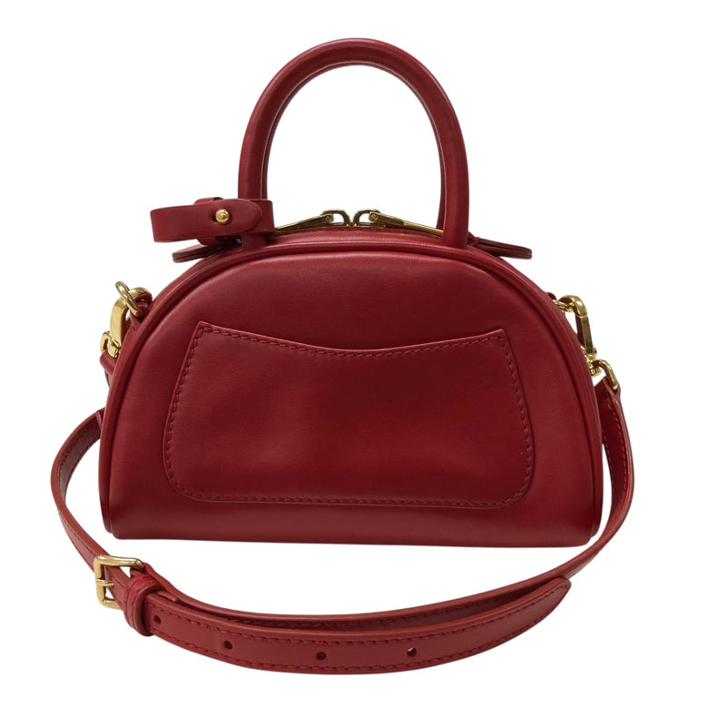 miu miu 赤 レザー ハンドバッグ ストラップ付き MIU MIU - **MiuMiu** ⭐︎レザー トップハンドルバッグ・レッドの通販