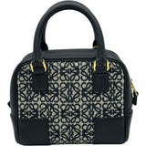 ロエベ LOEWE アマソナ16 スクエア ブラック アナグラムジャカード/カーフ レディース ショルダーバッグ