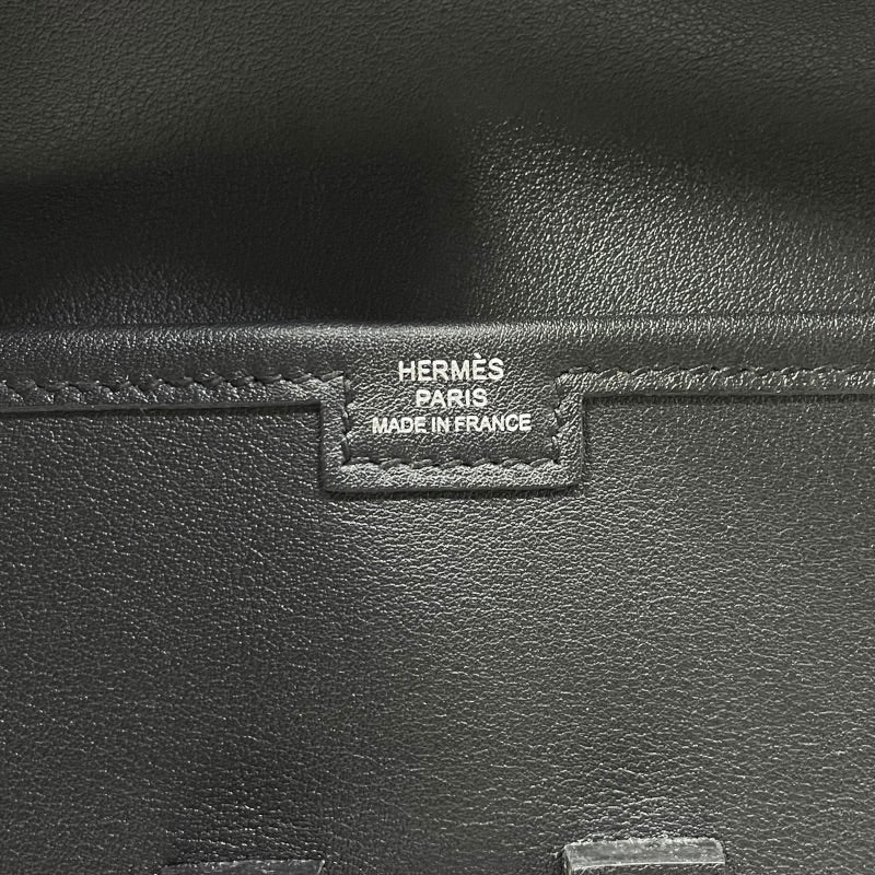 エルメス HERMES ジジェエラン29 A刻印 ブラック スイフト メンズ