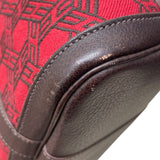 エルメス HERMES ガーデンパーティTPM T刻印 レッド マロン トワルソー アッシュブッフル レディース ハンドバッグ