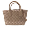 ボッテガ・ヴェネタ BOTTEGA VENETA ミニ カバ 781670 ピンク ラムレザー レディース ハンドバッグ