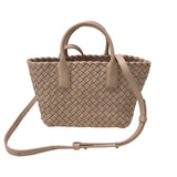 ボッテガ・ヴェネタ BOTTEGA VENETA ミニ カバ 781670 ピンク ラムレザー レディース ハンドバッグ