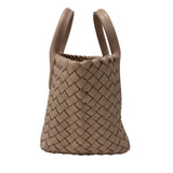 ボッテガ・ヴェネタ BOTTEGA VENETA ミニ カバ 781670 ピンク ラムレザー レディース ハンドバッグ