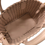 ボッテガ・ヴェネタ BOTTEGA VENETA ミニ カバ 781670 ピンク ラムレザー レディース ハンドバッグ