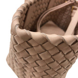 ボッテガ・ヴェネタ BOTTEGA VENETA ミニ カバ 781670 ピンク ラムレザー レディース ハンドバッグ