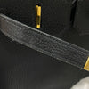 エルメス HERMES オータクロア32 □A刻 ブラック ゴールド金具 アルデンヌ レディース ハンドバッグ