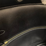 エルメス HERMES オータクロア32 □A刻 ブラック ゴールド金具 アルデンヌ レディース ハンドバッグ