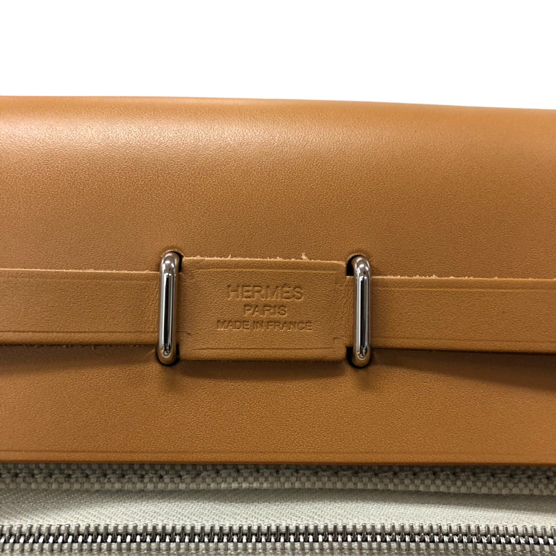 エルメス HERMES エールバッグジップPM ベージュ・ナチュラル トワル・ハンター レディース ショルダーバッグ エルメス HERMES エールバッグジップPM ベージュ・ナチュラル トワル