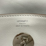 エルメス HERMES リンディ26 ヴェルソ B刻 ニューグリペール×グリメイヤー シルバー金具 スイフト レディース ショルダーバッグ