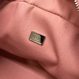 シャネル CHANEL ドーヴィル ボーリングバッグ A92749 ピンク シルバー金具 コットン レディース ハンドバッグ