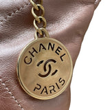 シャネル CHANEL CHANEL22ミニバッグ AS3980 メタリックピンク ゴールド金具 シャイニーカーフ レディース ショルダーバッグ