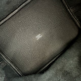 エルメス HERMES ピコタンロックMM Y刻印 ブラック シルバー金具 トリヨン レディース ハンドバッグ