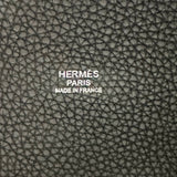 エルメス HERMES ピコタンロックMM Y刻印 ブラック シルバー金具 トリヨン レディース ハンドバッグ