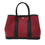 エルメス HERMES ガーデンパーティTPM B刻 ルビー・ブルーインディゴ トワル/ネゴンダ レディース トートバッグ