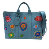 ルイ・ヴィトン LOUIS VUITTON ウィークエンド・トート 草間彌生 M21717 ブルー トリヨンレザー ユニセックス トートバッグ