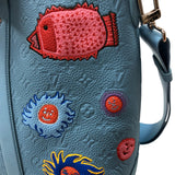 ルイ・ヴィトン LOUIS VUITTON ウィークエンド・トート 草間彌生 M21717 ブルー トリヨンレザー ユニセックス トートバッグ