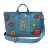 ルイ・ヴィトン LOUIS VUITTON ウィークエンド・トート 草間彌生 M21717 ブルー トリヨンレザー ユニセックス トートバッグ