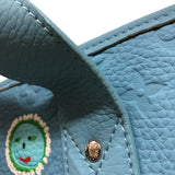 ルイ・ヴィトン LOUIS VUITTON ウィークエンド・トート 草間彌生 M21717 ブルー トリヨンレザー ユニセックス トートバッグ