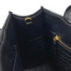 プラダ PRADA エンボスロゴ トートバッグ 1BA376 ブラック レザー レディース ハンドバッグ ショルダーバッグ