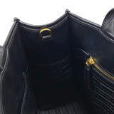 プラダ PRADA エンボスロゴ トートバッグ 1BA376 ブラック レザー レディース ハンドバッグ ショルダーバッグ