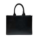 プラダ PRADA エンボスロゴ トートバッグ 1BA376 ブラック レザー レディース ハンドバッグ ショルダーバッグ