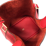 エルメス HERMES ピコタンロックPM D刻 ルージュクー ゴールド金具 トリヨン レディース ハンドバッグ
