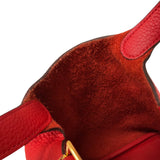 エルメス HERMES ピコタンロックPM D刻 ルージュクー ゴールド金具 トリヨン レディース ハンドバッグ