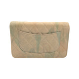 シャネル CHANEL マトラッセチェーンウォレット AP0250 マルチカラーシルバー金具 デニム レディース ショルダーバッグ