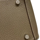 エルメス HERMES リンディ26 W刻 エトゥープ シルバー金具 トリヨンクレマンス レディース ショルダーバッグ