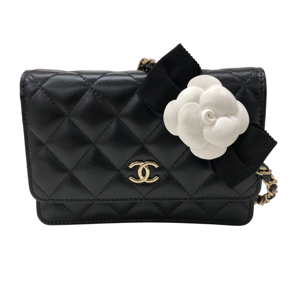 シャネル CHANEL マトラッセ ミニ チェーンウォレット AP1649　31番台 ブラック ゴールド金具 ラムスキン ラムスキン レディース ショルダーバッグ シャネル CHANEL マトラッセ ミニ チェーンウォレット AP1649 31番台