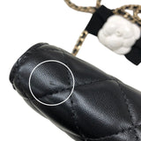 シャネル CHANEL マトラッセ ミニ チェーンウォレット AP1649　31番台 ブラック ゴールド金具 ラムスキン ラムスキン レディース ショルダーバッグ