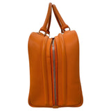 エルメス HERMES サックアンヴィ36 ▢J刻印 オレンジ/シルバー金具 エプソン レディース ハンドバッグ