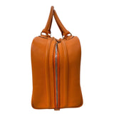 エルメス HERMES サックアンヴィ36 ▢J刻印 オレンジ/シルバー金具 エプソン レディース ハンドバッグ