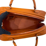 エルメス HERMES サックアンヴィ36 ▢J刻印 オレンジ/シルバー金具 エプソン レディース ハンドバッグ