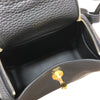 エルメス HERMES リンディミニ B刻 ブラック ゴールド金具 トリヨン レディース ショルダーバッグ