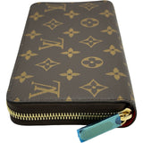 ルイ・ヴィトン LOUIS VUITTON ジッピー・ウォレット M41896 ブラウン モノグラムキャンバス レディース 長財布
