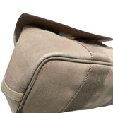 エルメス HERMES ヴァルパライソPM □O刻 エトゥープ トワル・レザー レディース ハンドバッグ