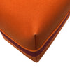 エルメス HERMES ブリッドアブラックGM オレンジ シルバー金具 トワル レディース ハンドバッグ