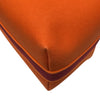 エルメス HERMES ブリッドアブラックGM オレンジ シルバー金具 トワル レディース ハンドバッグ