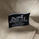 エルメス HERMES ブリッドアブラックGM オレンジ シルバー金具 トワル レディース ハンドバッグ