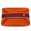 エルメス HERMES ブリッドアブラックGM オレンジ シルバー金具 トワル レディース ハンドバッグ