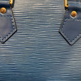ルイ・ヴィトン LOUIS VUITTON スピーディ45 M43015 トレドブルー エピ レディース ハンドバッグ