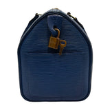 ルイ・ヴィトン LOUIS VUITTON スピーディ45 M43015 トレドブルー エピ レディース ハンドバッグ