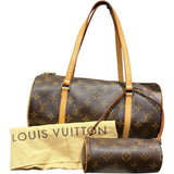 ルイ・ヴィトン LOUIS VUITTON パピヨン30 M51385 ブラウン モノグラムキャンバス レディース ハンドバッグ