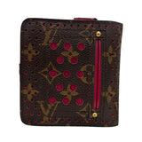 ルイ・ヴィトン LOUIS VUITTON コンパクト・ジップ M95188 ブラウン モノグラム・ぺルフォ レディース 二つ折り財布